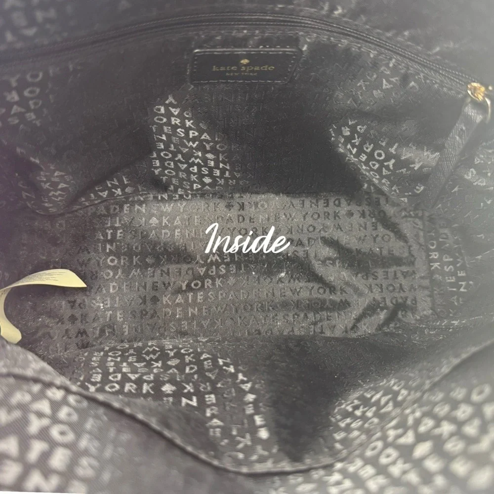 Kate Spade Hop To It Rabbit Sammi Bunny Easter Black Mini Backpack Bag